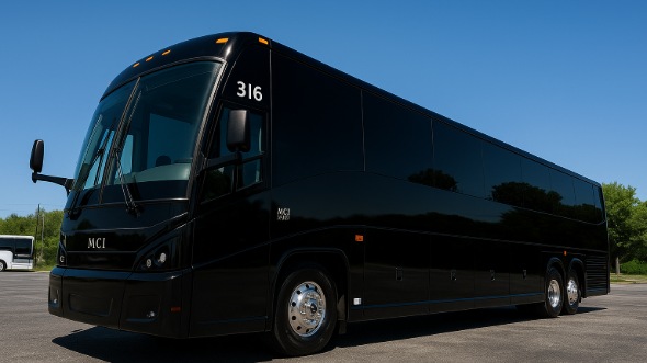 Exterior of Charter Bus Company Frisco's 40 Passenger Party Bus in Frisco