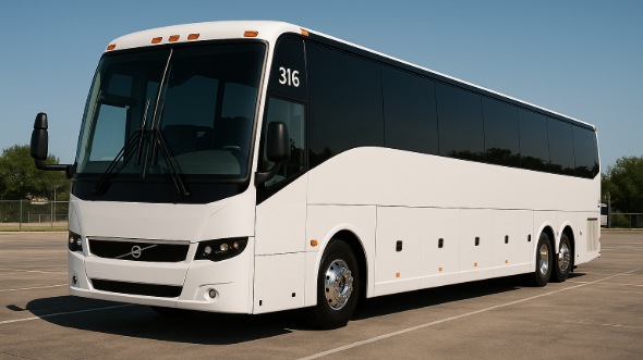 Exterior of Charter Bus Company Frisco's 50 Passenger Party Bus in Frisco