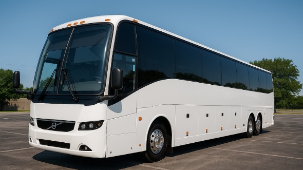 Exterior of Charter Bus Company Mesquite's 50 Passenger Party Bus in Mesquite